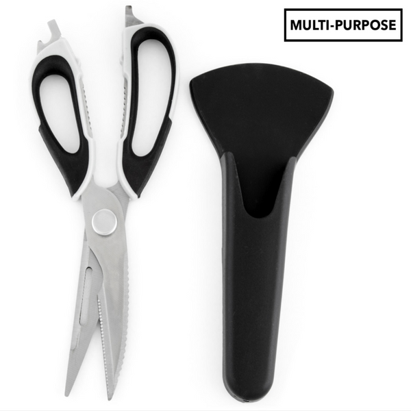 Br Home 7 In 1 Multi Purpose Kitchen Super Scissors With Magnetic Case For Meat Nuts Scissors & Shears