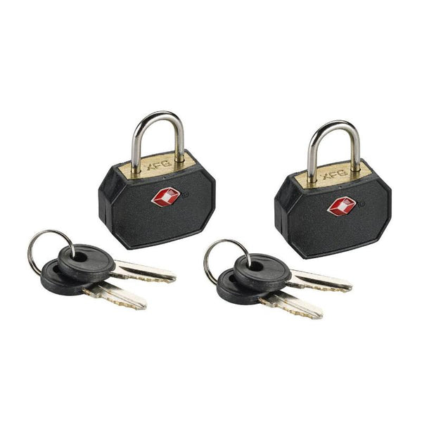Lewis N. Clark 1 Pack Of 2 Tsa Key Locks Luggage Travel Padlock Keyed Black Other Luggage