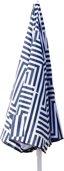 Br Outdoor 1.8M Garden Beach Umbrella Sun Shade With Carry Bag Tilt Function Protection Beach Umbrellas