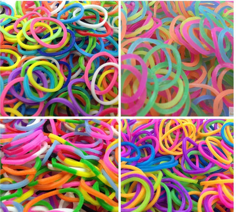 Veile Studios Br Crafts 4800 Loom Bands Rubber Refill Kit Diy Magical Bracelet 192 Clips 16 Hooks Mystery Pack Assorted Colour Bracelets