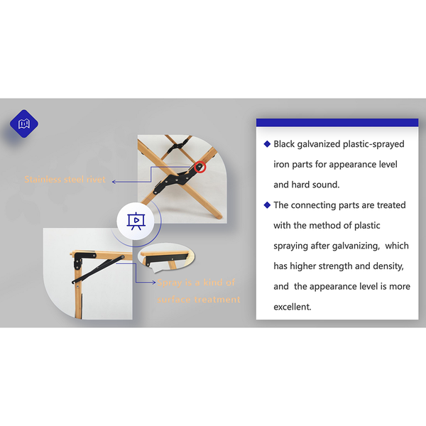 Ecamping Folding Camping Table Bamboo Roll Up Portable Outdoor Picnic Bbq Desk Beach Camping Tables