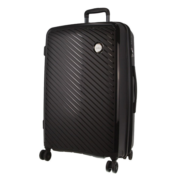 Milleni Pierre Cardin Inspired Checked Luggage Bag Travel Carry On Suitcase 75Cm (124L) Suitcases