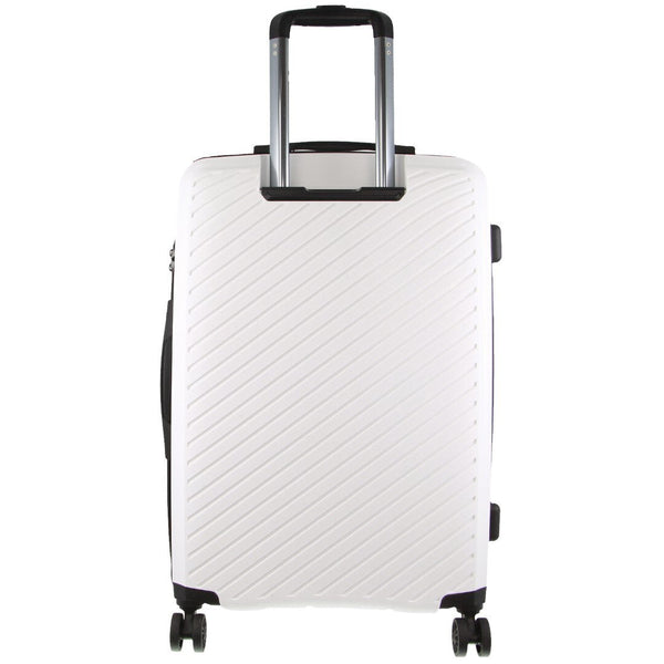 Milleni Pierre Cardin Inspired Checked Luggage Bag Travel Carry On Suitcase 75Cm (124L) Suitcases