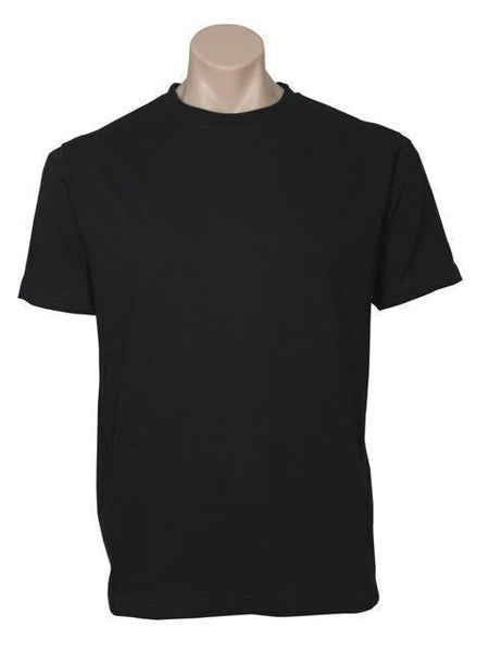 Br Apparel Black Plain T Shirt 100% Cotton Basic Blank Tee Mens Ladies Casual Adults Casual Shirts