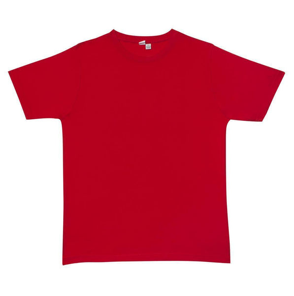 Br Apparel Plain T Shirt 100% Cotton Basic Blank Tee Mens Ladies Casual Bulk Adults Red Large Casual Shirts
