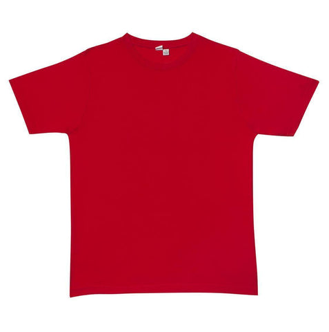 Br Apparel Plain T Shirt 100% Cotton Basic Blank Tee Mens Ladies Casual Bulk Adults Red Large Casual Shirts