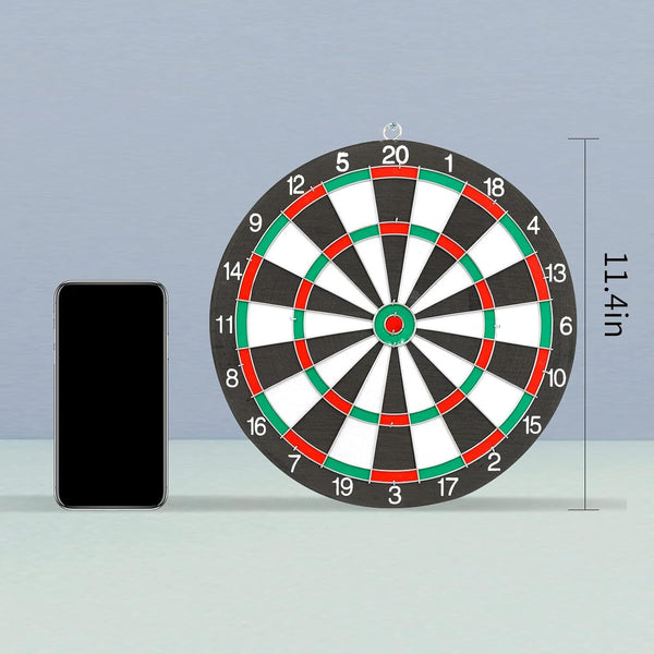 12" Dartboard Board With Steel Darts Professional Competition Party Game Party Games & Activities