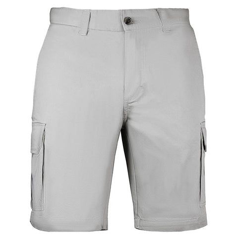 Br Apparel Mens Cargo Shorts 100% Cotton Casual Work Wear Half Pants Summer Army Military Stone 32 (82Cm) Men's Shorts