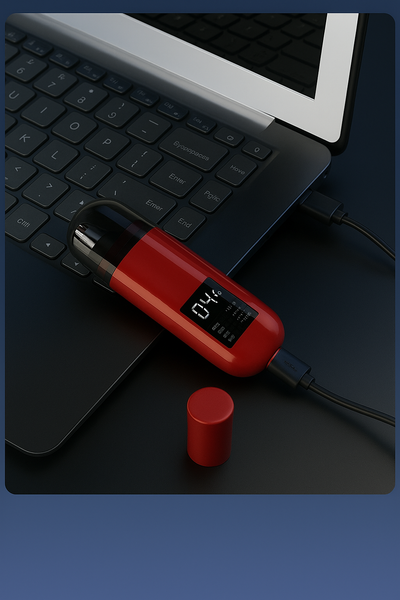 Handheld Nose Hair Trimmer Rechargeable Usb C Clipper Shaver In Red Clippers & Trimmers