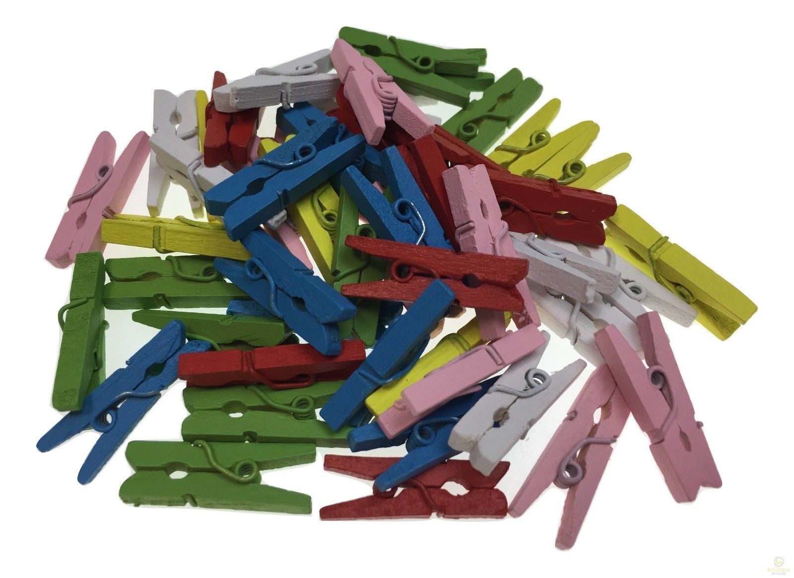 900Pcs Mini Pegs Natural Craft Little One Shower Clothes Pin Scrapbook 25Mm Scrapbooking Stickers