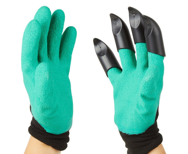 Br Outdoor Garden Guru Waterproof And Puncture Resistant Gloves With Claws Digging Gardening Gloves & Knee Pads
