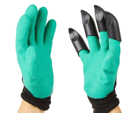Br Outdoor Garden Guru Waterproof And Puncture Resistant Gloves With Claws Digging Gardening Gloves & Knee Pads