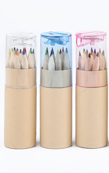 Br Stationary 18Pcs Mini Colour Pencils Junior Artist Coloured Kids Drawing Art Pencils & Charcoal