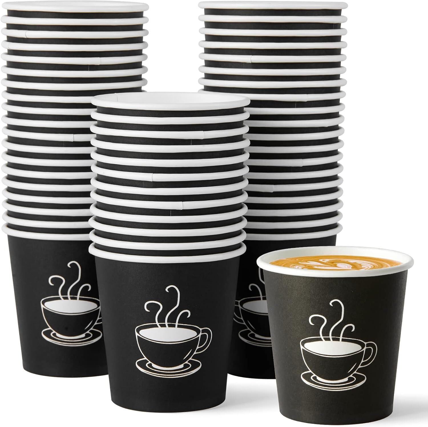 2880X Premium Paper Small Coffee Cups 2.5Oz For Espresso Macchiato Piccolo Short Black Party Tableware & Serveware