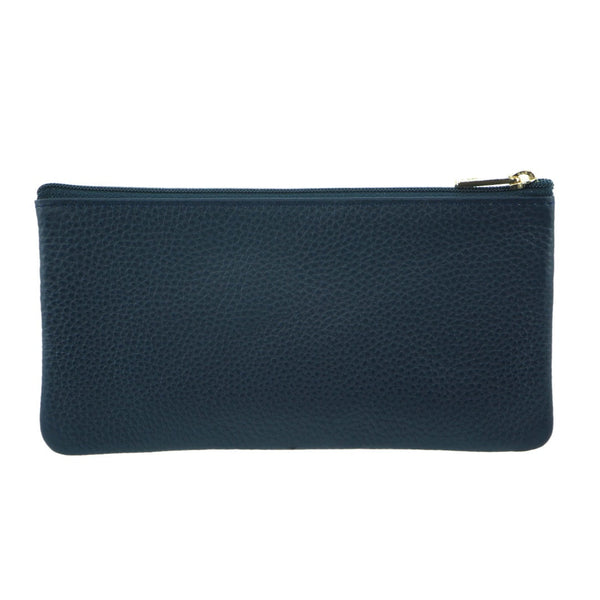 Pierre Cardin Ladies Womens Genuine Soft Leather Italian Wallet Navy Wallets