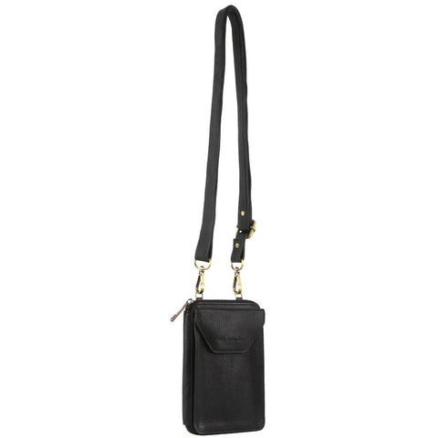 Pierre Cardin Ladies Leather Cross Body Bag/Wallet Bag/Clutch Women's Bags & Handbags