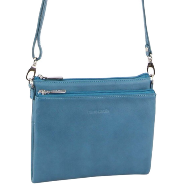 Pierre Cardin Ladies Cross Body Bag Leather Clutch Shoulder Sling Womens Women's Bags & Handbags