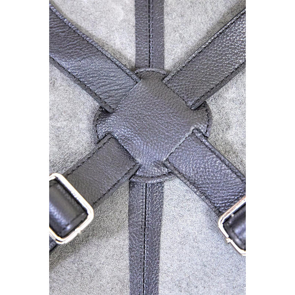 Pierre Cardin 2X Professional Leather Apron Butcher Woodwork Barber Chef Black Aprons