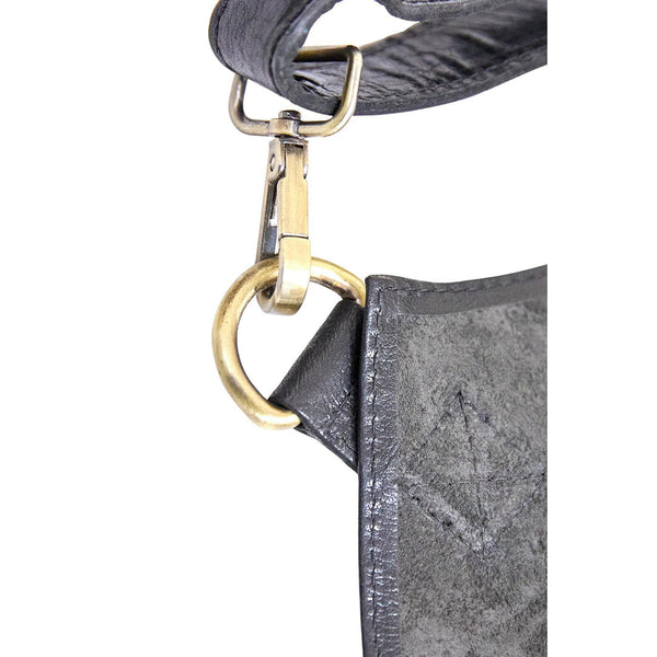 Pierre Cardin 2X Professional Leather Apron Butcher Woodwork Barber Chef Black Aprons