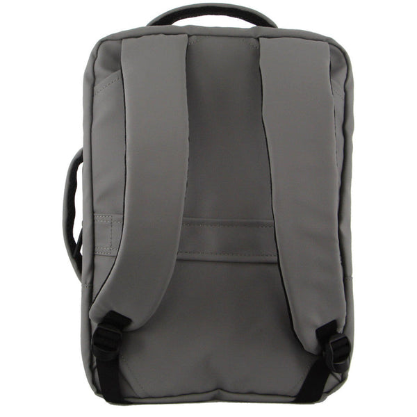 Pierre Cardin Backpack 15" Laptop Bag Briefcase Built In Usb Port Travel Grey Laptop Cases & Bags