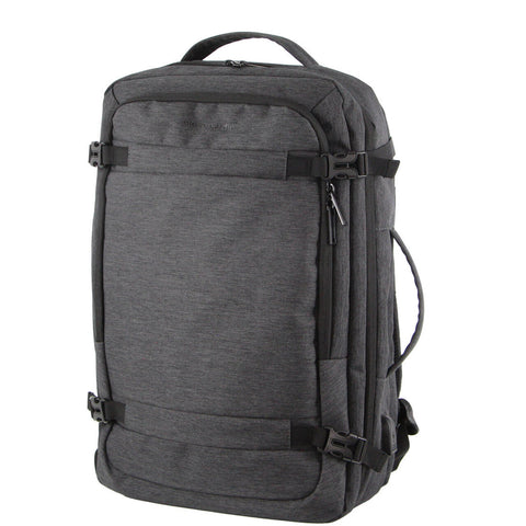 Pierre Cardin Mens Travel & Business Backpack With Built In Usb Port Grey Backpacks