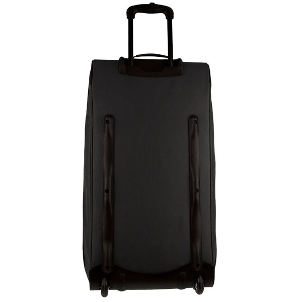Pierre Cardin Trolley Bag Medium Soft Travel Luggage Wheeled Duffle 72Cm Black Suitcases