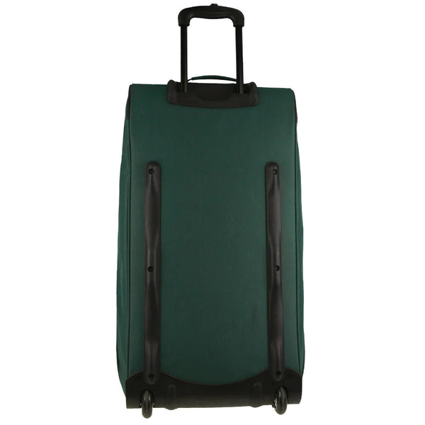 Pierre Cardin Trolley Bag Medium Soft Travel Luggage Wheeled Duffle 72Cm Green Suitcases
