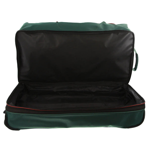 Pierre Cardin Trolley Bag Medium Soft Travel Luggage Wheeled Duffle 72Cm Green Suitcases