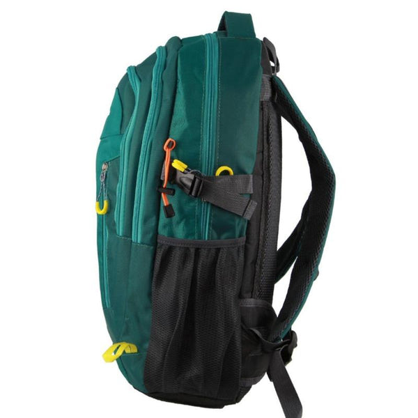 Pierre Cardin Mens Backpack Bag Rfid Pocket Nylon Travel Sport Large Green Bags