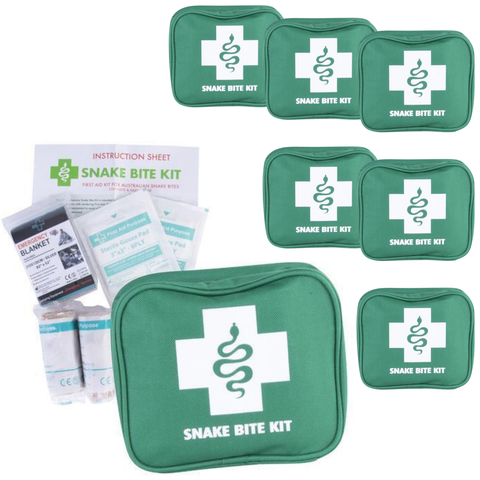 Br Medical 6X 9 Piece Australian Snake Bite First Aid Kit Camping Hiking Travel Kits & Bags