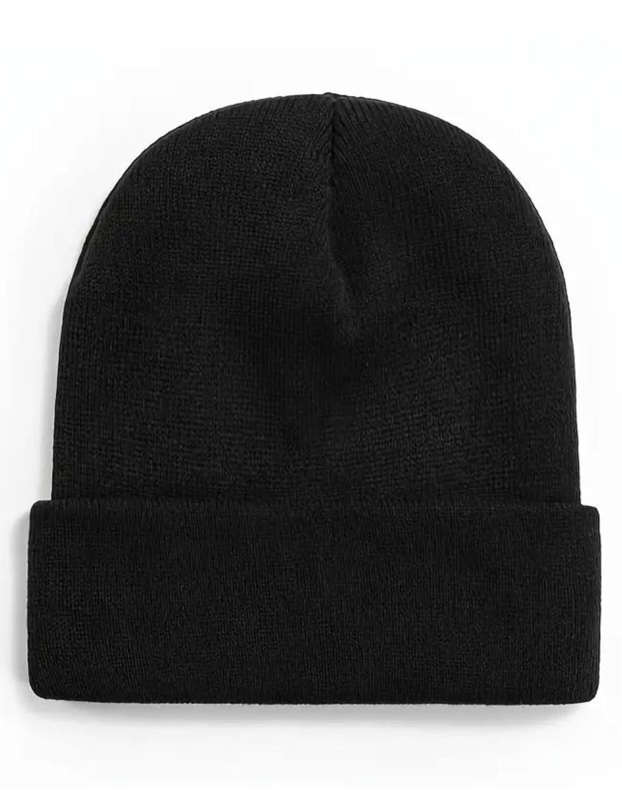 Br Apparel Plain Beanie Unisex Mens Womens Winter Warm Hat Ski Cap Knit Black Other Snow Sports Accessories