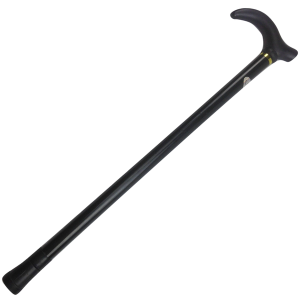 Br Safety Metal Walking Stick Travel Extendable Pole Compact Adjustable Lightweight Black Canes & Walking Sticks