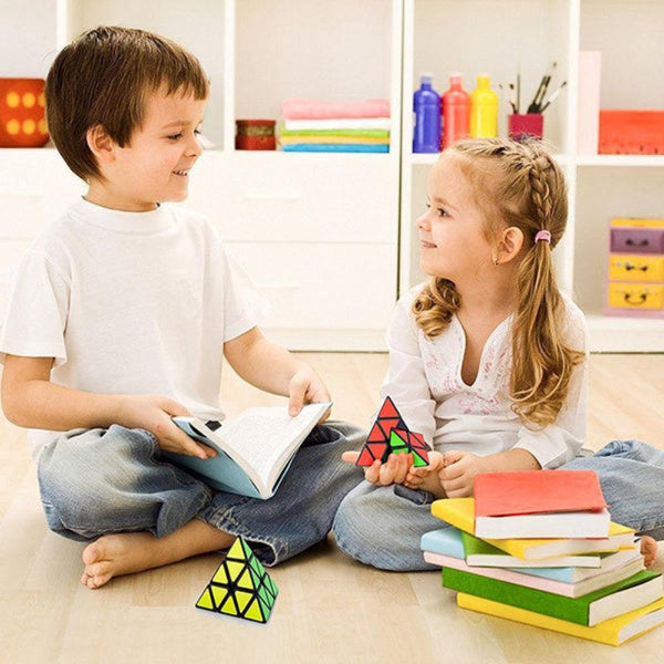 Br Kitchen Educational Toys Pyraminx Triangle Cube Pyramid Brain Teaser Puzzle Puzzles