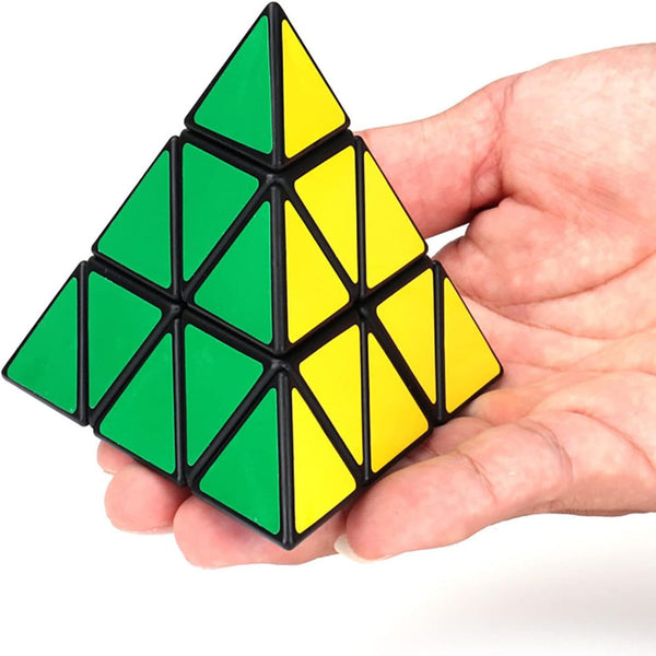 Br Games 3X3 Triangle Speed Cube Pyramid Brain Teaser Puzzle Magic Educational Toy Puzzles