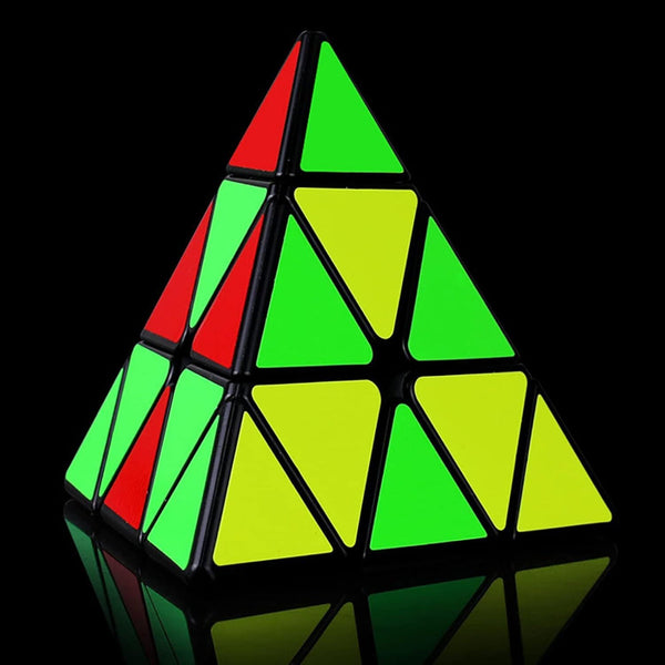 Br Games 3X3 Triangle Speed Cube Pyramid Brain Teaser Puzzle Magic Educational Toy Puzzles