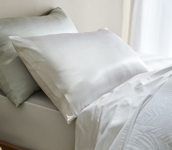 Silk Pillowcase Size Case In White Pillow Cases
