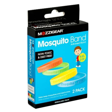 2 X Mosquito Kids Wrist Band Repellent Camping Hiking Non Toxic Children Insect Nets & Repellents