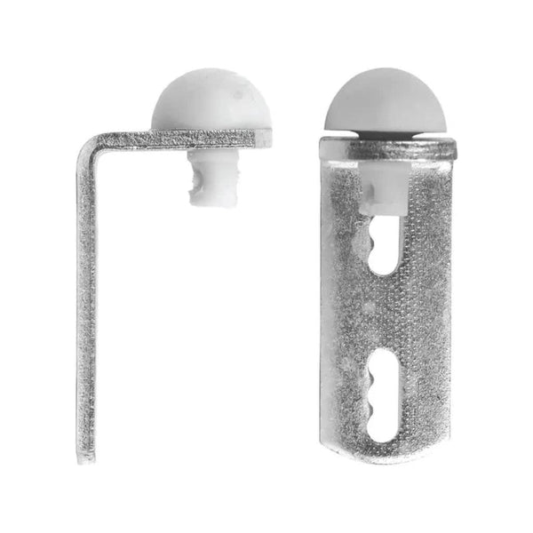 Rolltrak Stop For Sliding Doors Metal W/ Rubber R1760 (1 Pack Of 2) Sliding Door Hardware