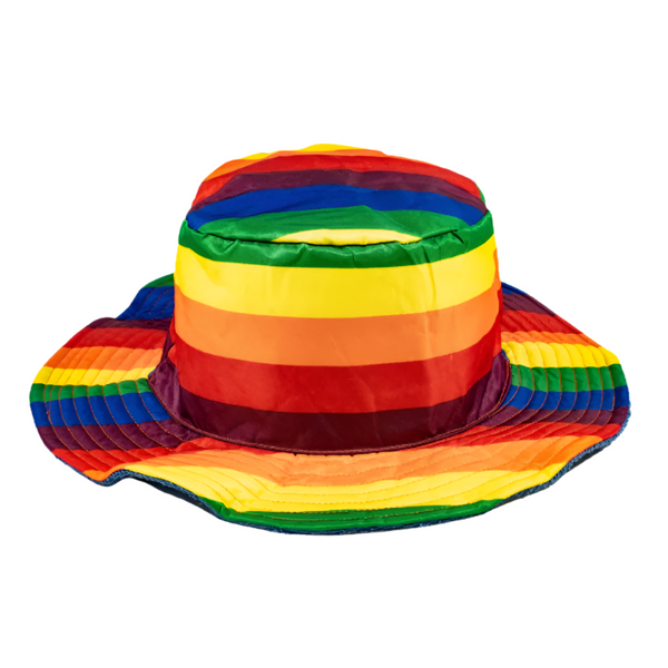Br Apparel Rainbow Terry Towelling Bucket Hat Gay Lesbian Mardi Gras Party Cap Lgbt Reversible Xl 60Cm Hats & Headwear