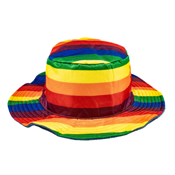 Br Apparel Rainbow Terry Towelling Bucket Hat Gay Lesbian Mardi Gras Party Cap Lgbt Reversible Xxl 63Cm Hats