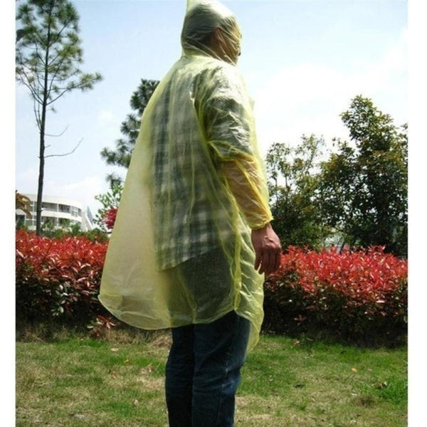 Br Costumes Rain Poncho Disposable Emergency Coat Waterproof Jacket Adult Outdoor Raincoats