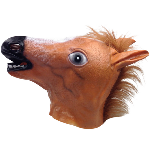 Br Costumes Horse Head Face Mask Halloween Latex Rubber Party Masks