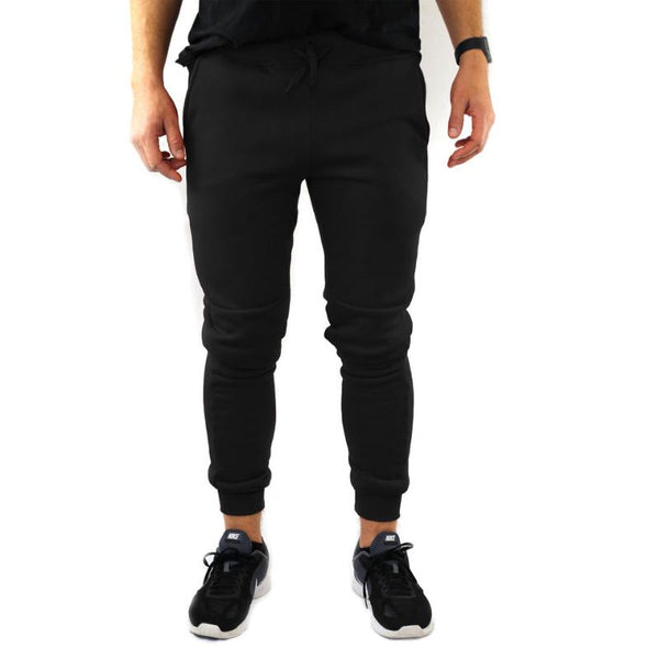 Riflessi Mens Skinny Track Joggers Trousers Gym Casual Sweat Cuffed Slim Trackies Fleece Pants