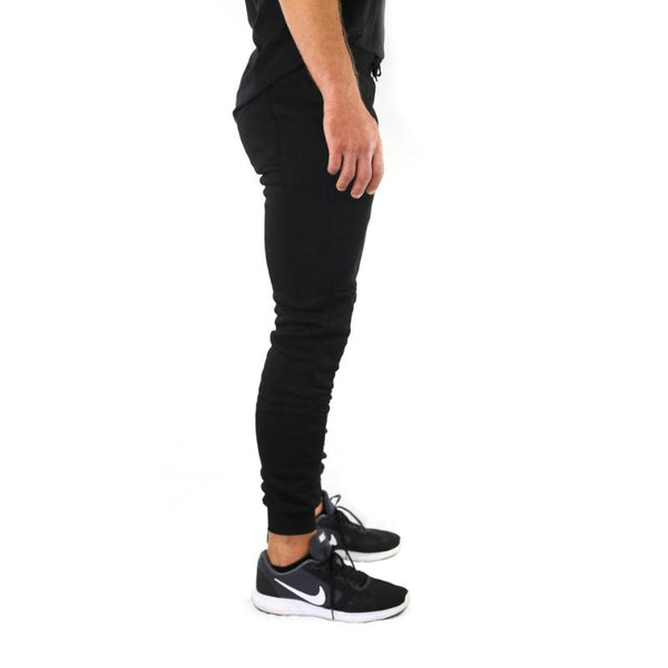 Riflessi Mens Skinny Track Joggers Trousers Gym Casual Sweat Cuffed Slim Trackies Fleece Pants