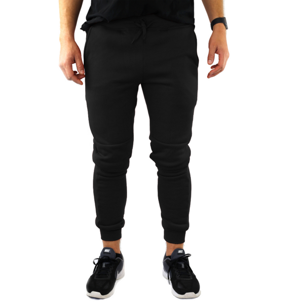 Riflessi Mens Skinny Track Joggers Trousers Gym Casual Sweat Cuffed Slim Trackies Fleece Pants