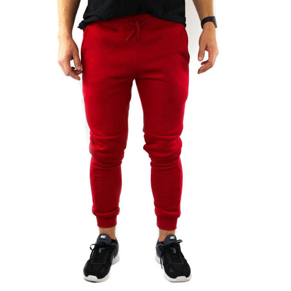 Riflessi Mens Skinny Track Joggers Trousers Gym Casual Sweat Cuffed Slim Trackies Fleece Pants