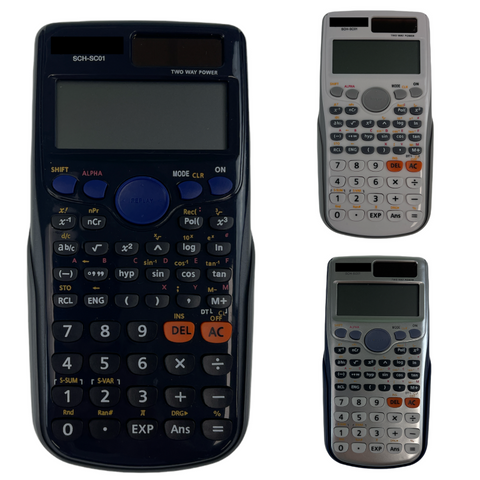Tempo 3X Scientific Calculator Universal Student Office Maths Mathematics School Calculators