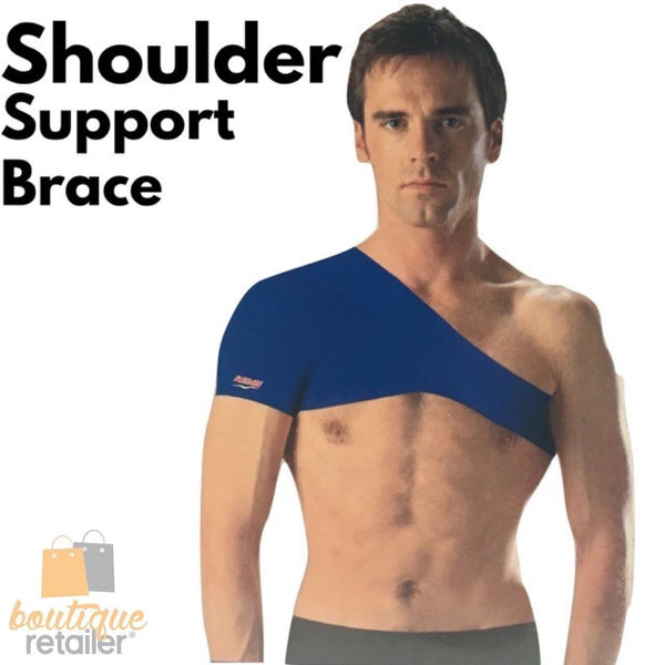 Br Medical Shoulder Support Brace Back Posture Belt With Heat Compression Relief Blue Orthotics Braces & Sleeves