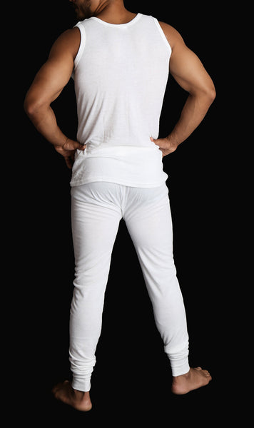 Br Apparel Mens Thermal Merino Wool Blend Singlet Top Sleeveless Warm Underwear Natural T Shirts