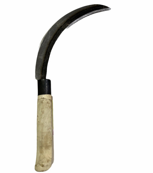 Br Outdoor 36Cm Sickle Farming Reaping Hook Gardening Grass Wooden Handle Scythe Other Garden Hand Tools & Equipment